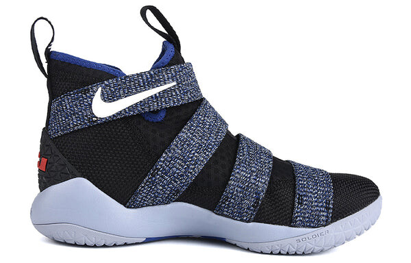 Кроссовки lebron soldier xi Nike, черный — фото 2