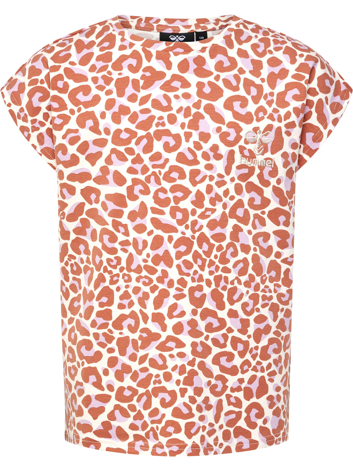 

Футболка Hummel S/S Hmljumpy Aop S/S, цвет COPPER BROWN