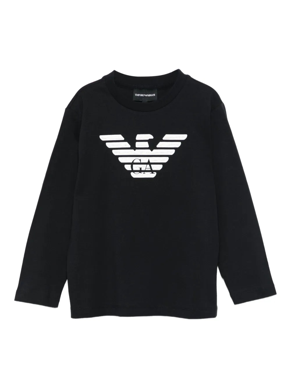 

Толстовка с логотипом Emporio Armani Kids, синий