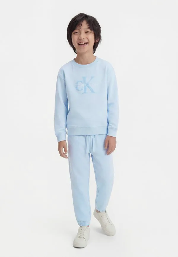 Спортивный костюм унисекс с брюками с круглым вырезом Calvin Klein Jeans, Breezy Blue