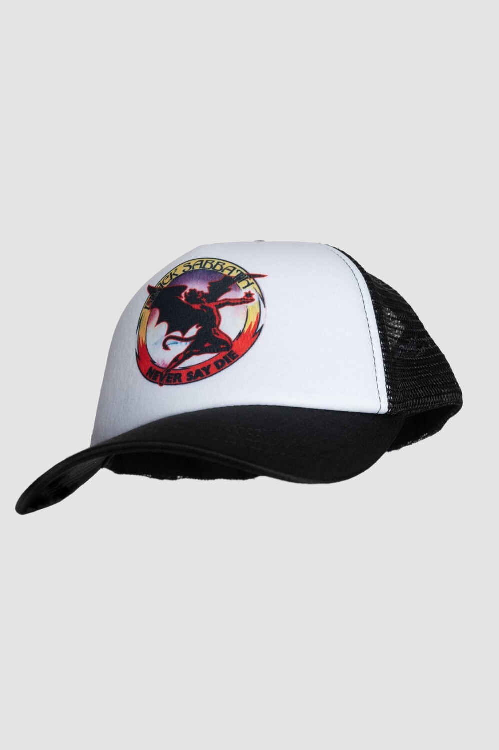 

Бейсбольная кепка Never Say Die Trucker Black Sabbath, черный