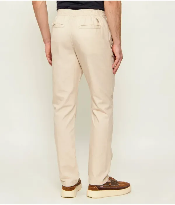 Брюки classic fit Us Polo Assn, бежевый — фото 3
