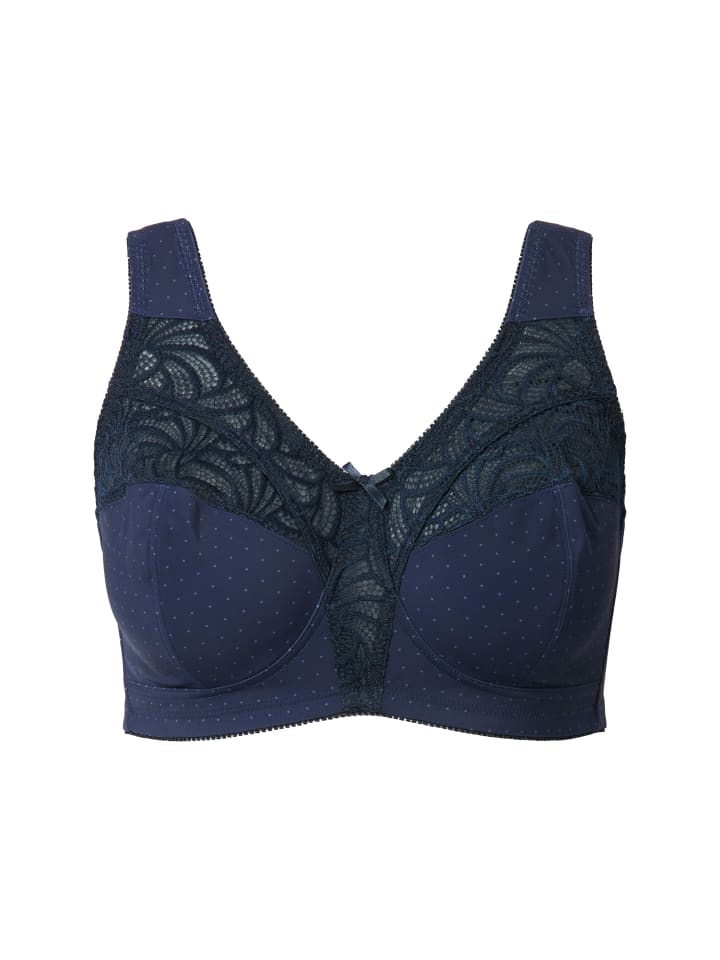 

Бюстгальтер на косточках Ulla Popken, темно-синий