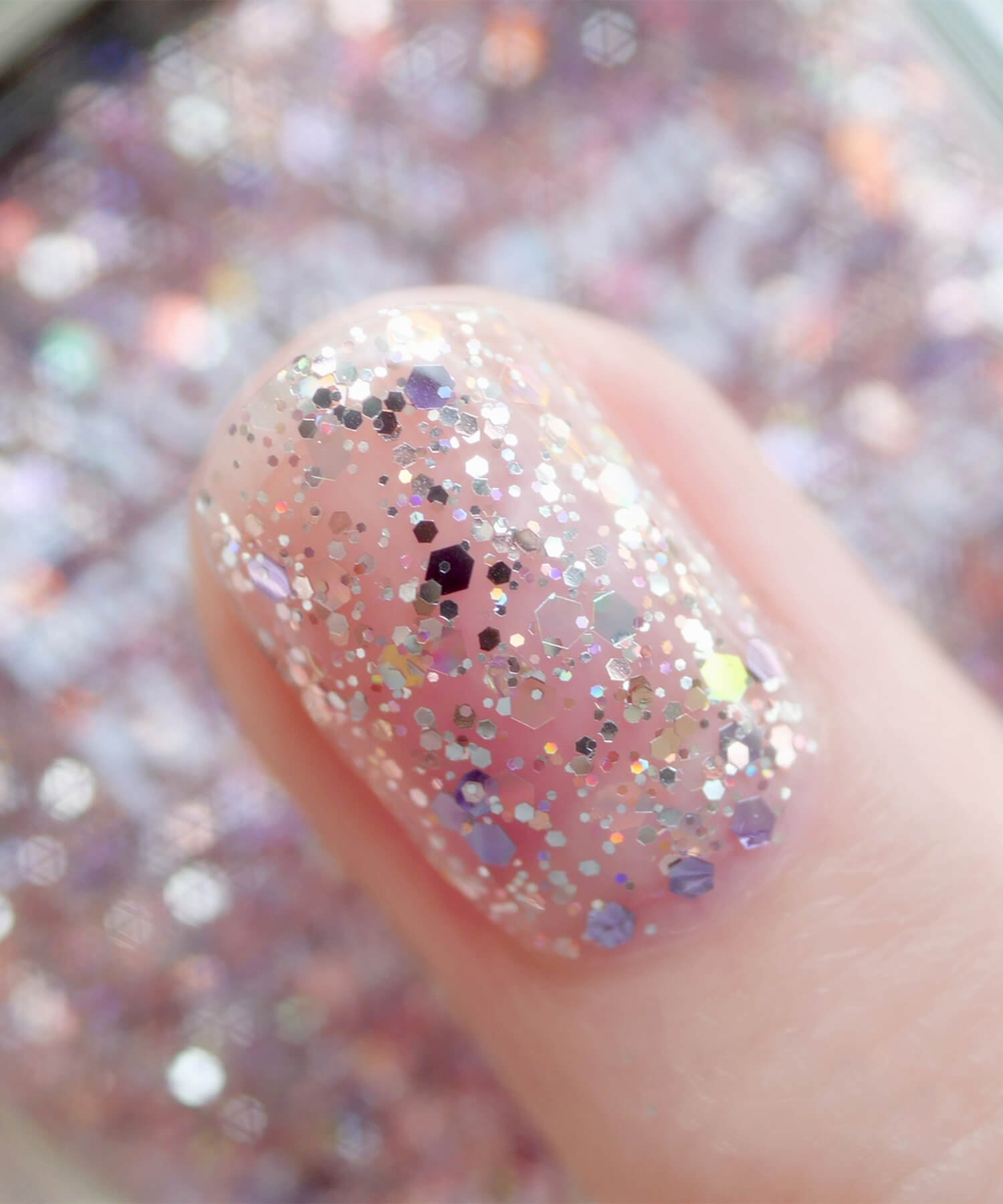 Лак для ногтей Сверкающая звездная пайетка Nails Inc, pink — фото 3