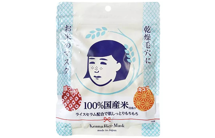 

ISHIZAWA LABS Белая рисовая маска для лица подтягивающая увлажняющая и питательная отшелушивающая для сухой кожи