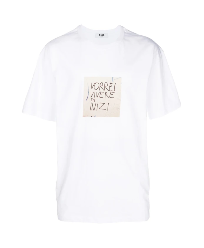 

Футболка Msgm, белый