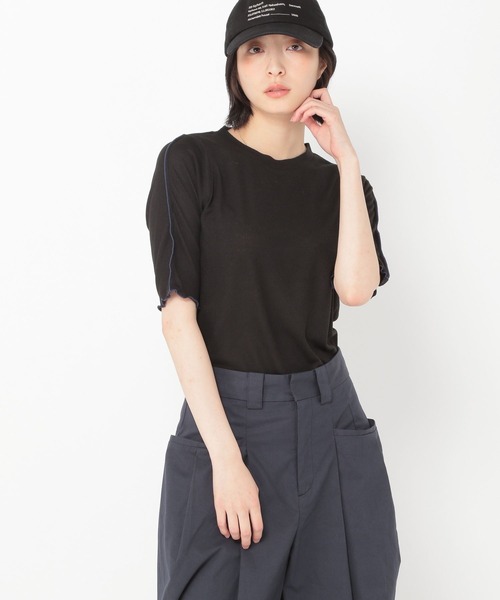 

Футболка с рукавами 5/8 в рубчик Studio CLIP, черный