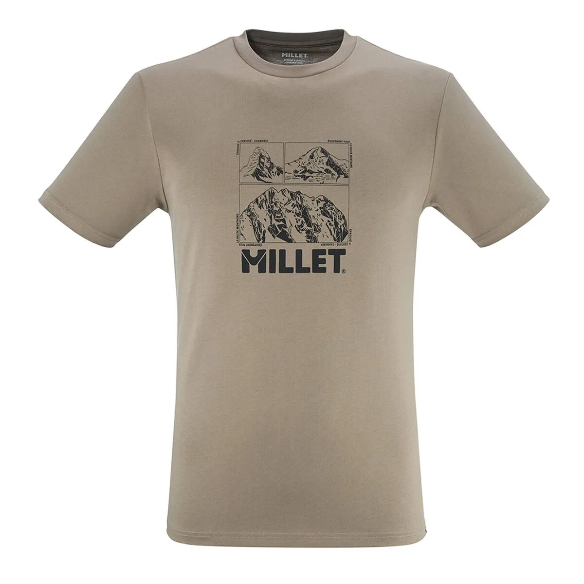 

Мужская футболка CHAMONIX LOGO TS SS M Millet, бежевый