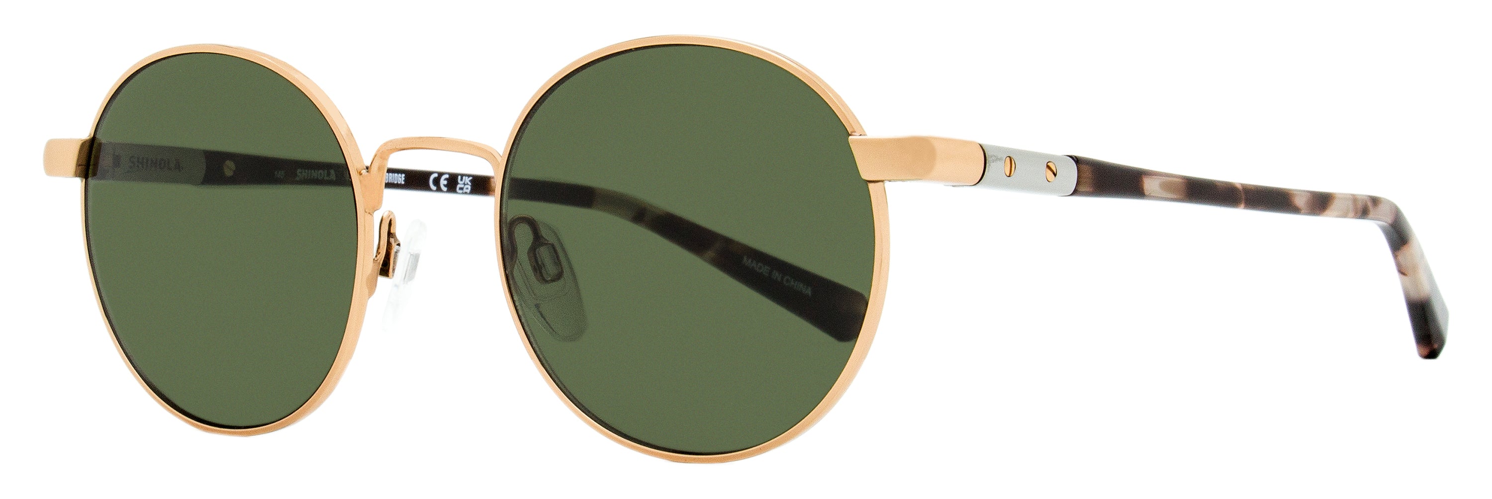 

Солнцезащитные очки Shinola Unisex Runwell Round SH2301SL 780 Gold/Havana 51 мм