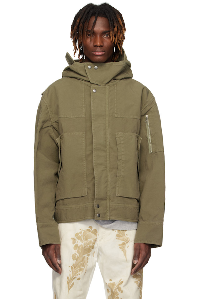 

Куртка с клапанными карманами Dries Van Noten, цвет dust