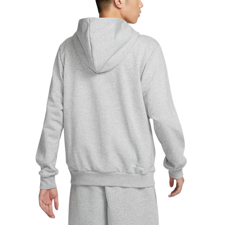 Куртка Nike Standard Issue Dri-FIT Full-Zip Basketball Hoodie Asia Sizing 'Dark Grey Heather', серый — фото 2