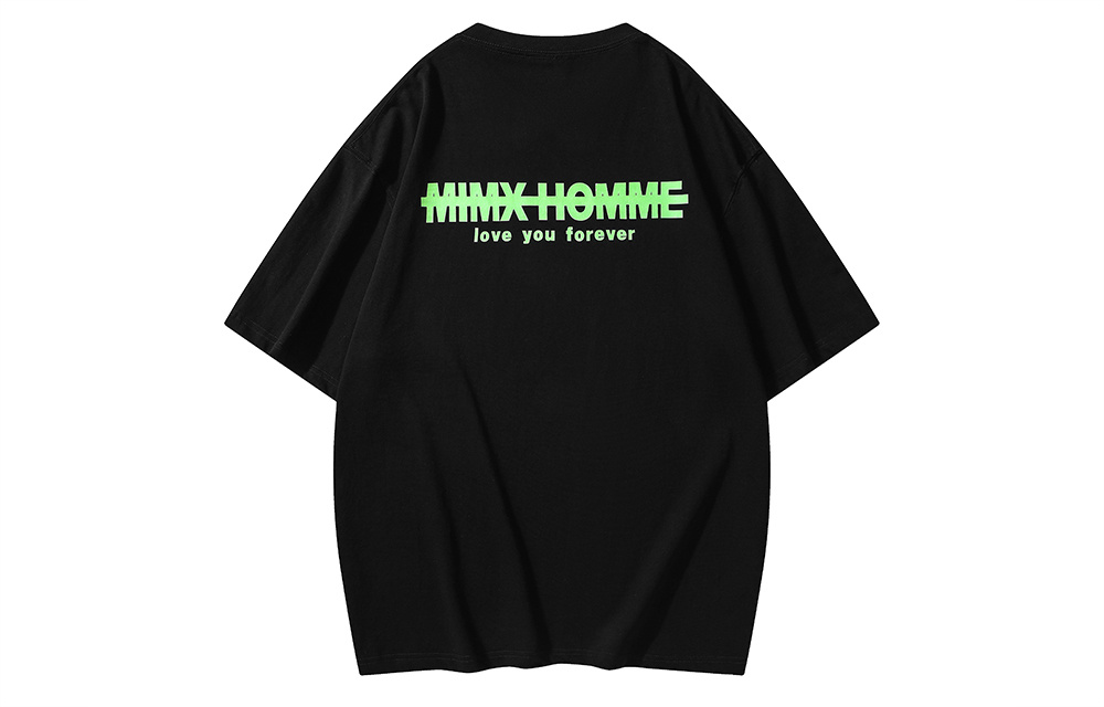 

Футболка унисекс Mimx Homme, черно-красная