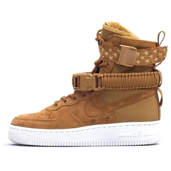 Кроссовки sf air force 1 высокие Nike, белый