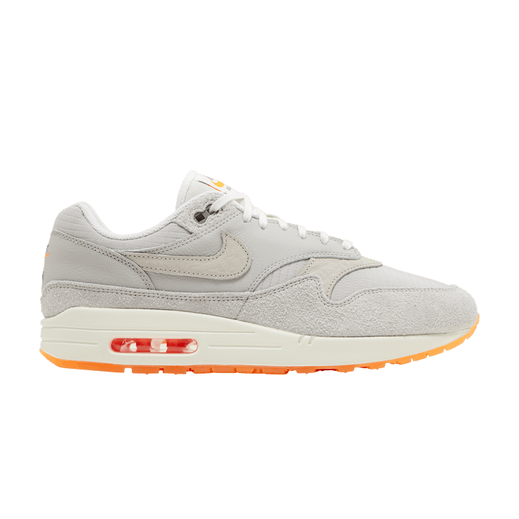 

Кроссовки Nike Air Max 1 'Iron Ore Total Orange', серый