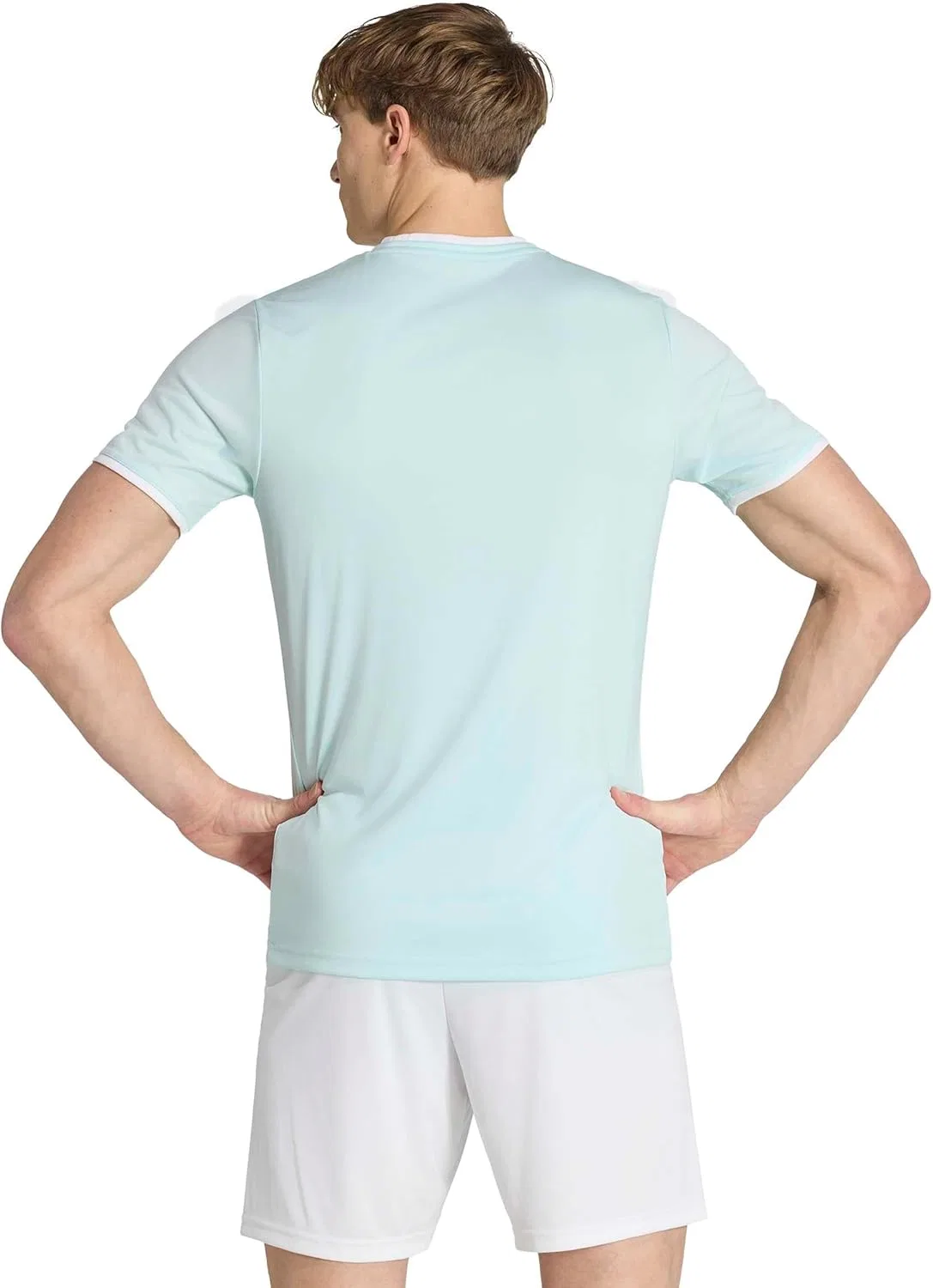 Футболка adidas Entrada 26, Halo Mint/White — фото 3