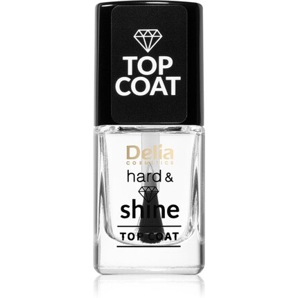 

Delia Cosmetics Top Coat Hard & Shine - Стойкий эффект, 11 мл