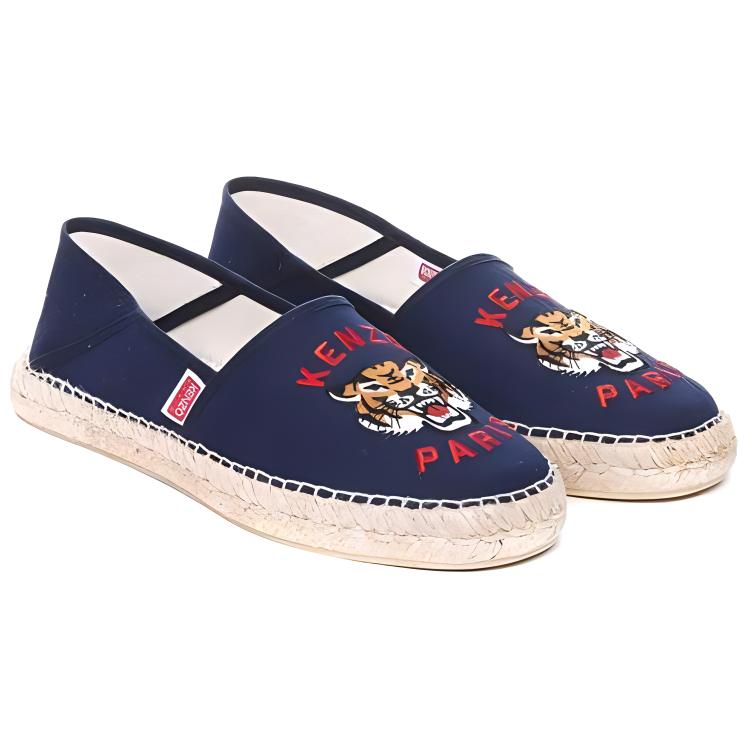 Кот в сапогах из хлопка с вышивкой KENZO, темно-синий — фото 4