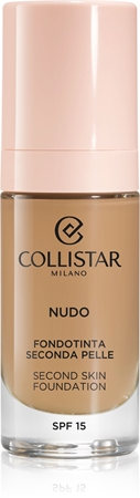 

Осветляющая увлажняющая основа с разглаживающим эффектом Collistar NUDO Second Skin Foundation SPF 15, 3G Naturale Dorato 30 ml