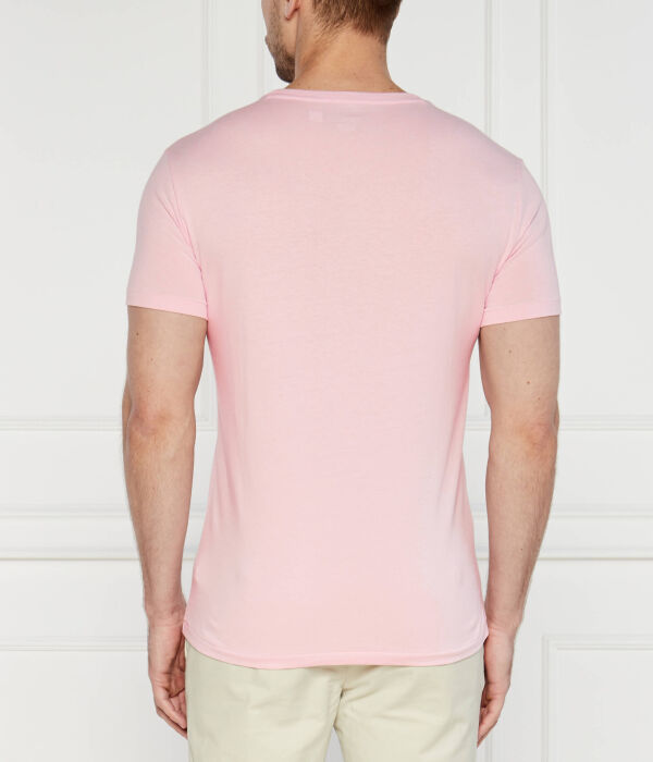 Футболки Slim fit Polo Ralph Lauren, коричневый — фото 4