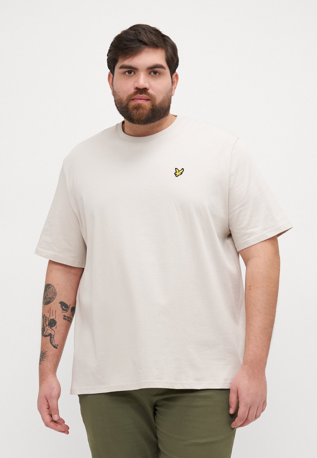 

Базовая футболка Lyle & Scott, серо-коричневый