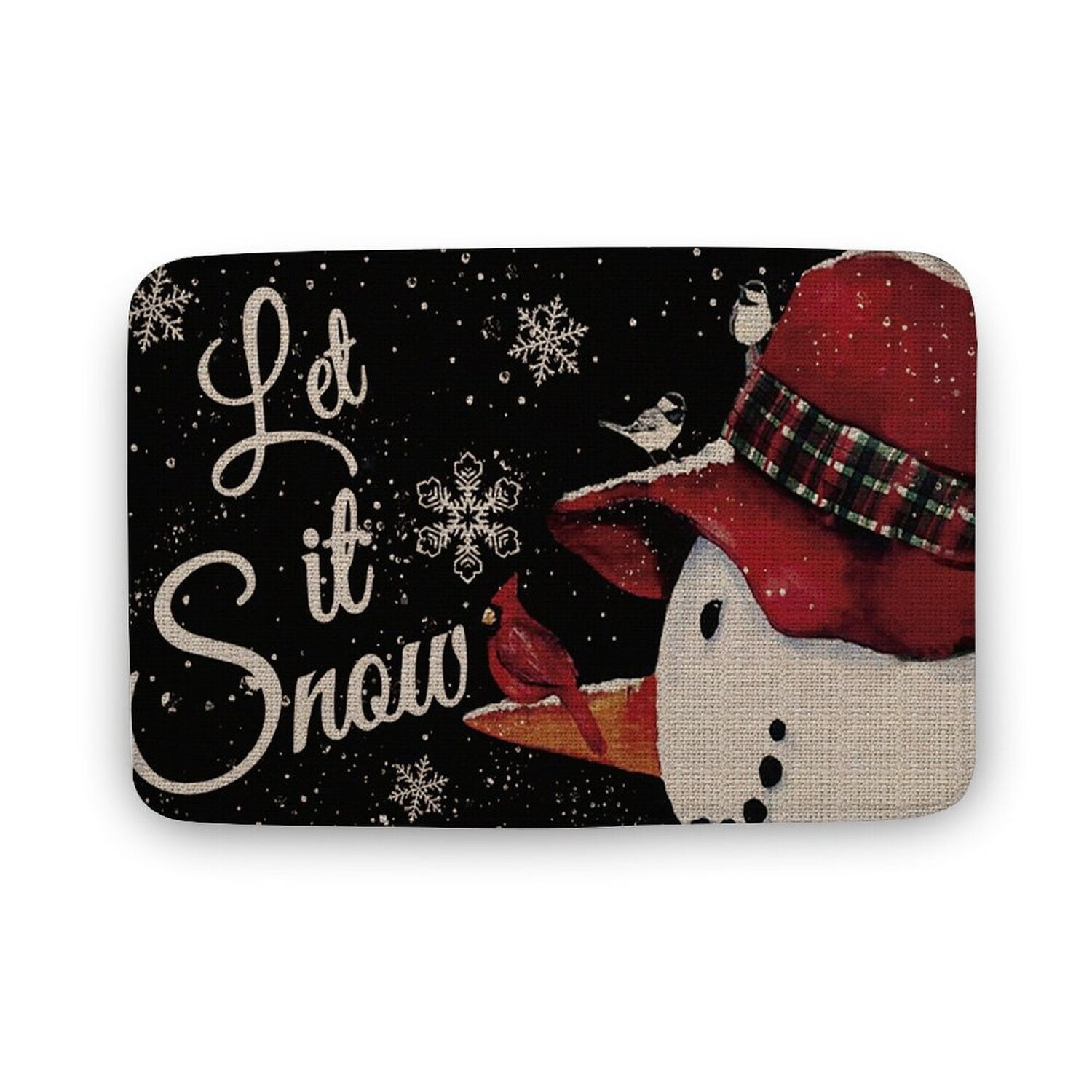 

Коврик с декром Let It Snow Aikeory