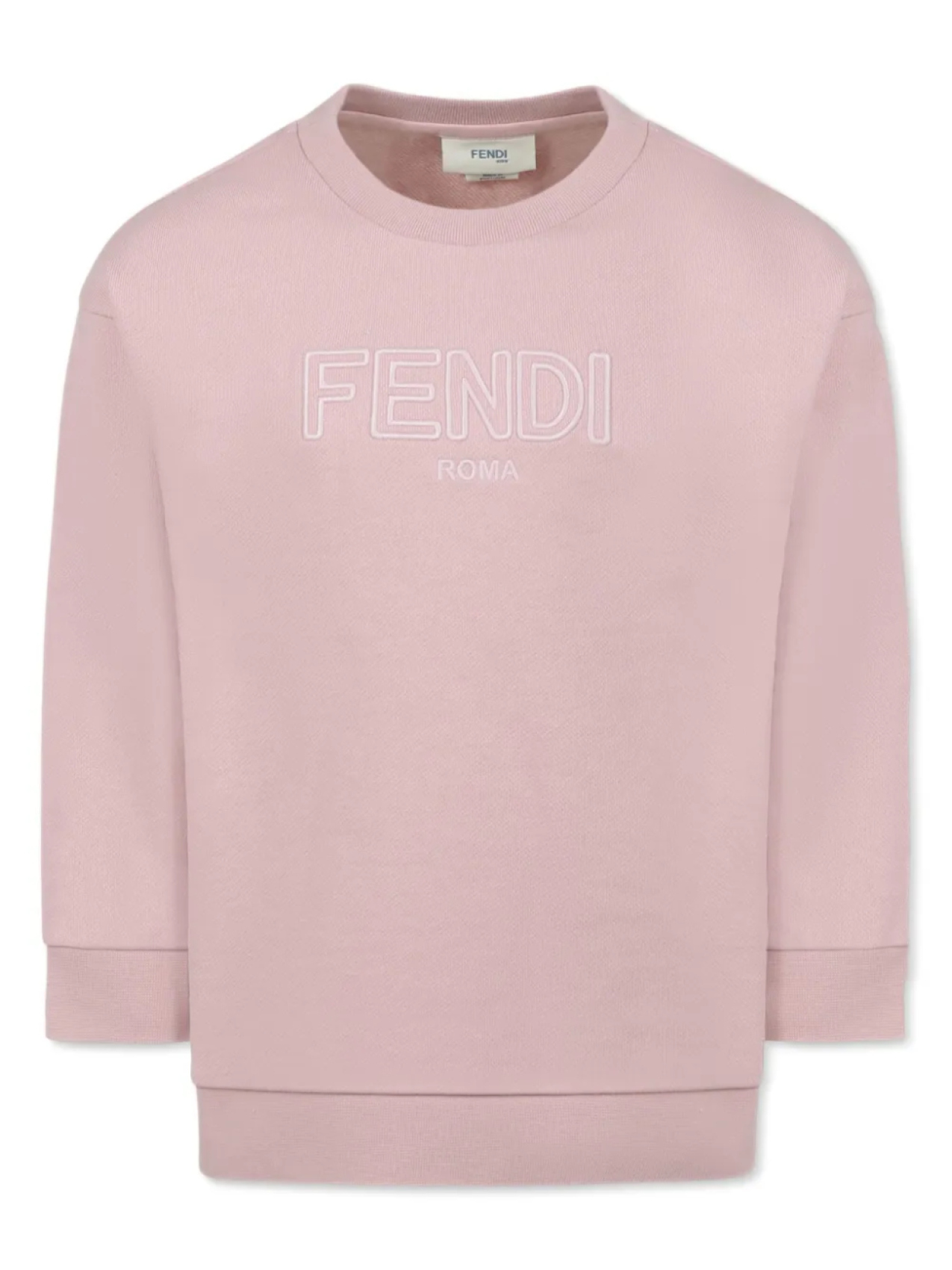 

Толстовка с вышитым логотипом Fendi Kids, розовый