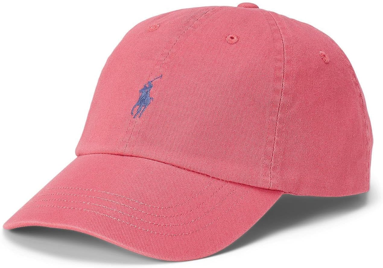 

Polo Ralph Lauren мужская бейсболка из хлопчатобумажного чино, Pink