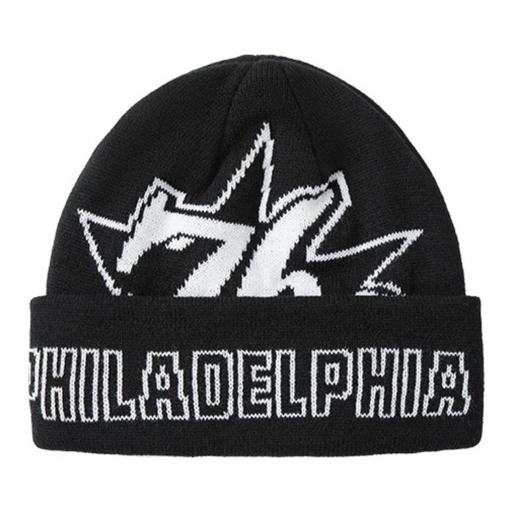 

Mitchell Ness Вязаная шапка Mitchell & Ness мужская черная, Black