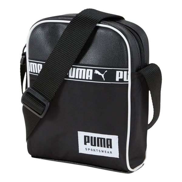 

Сумка campus portable shoulder bag 'black white' Puma, черный