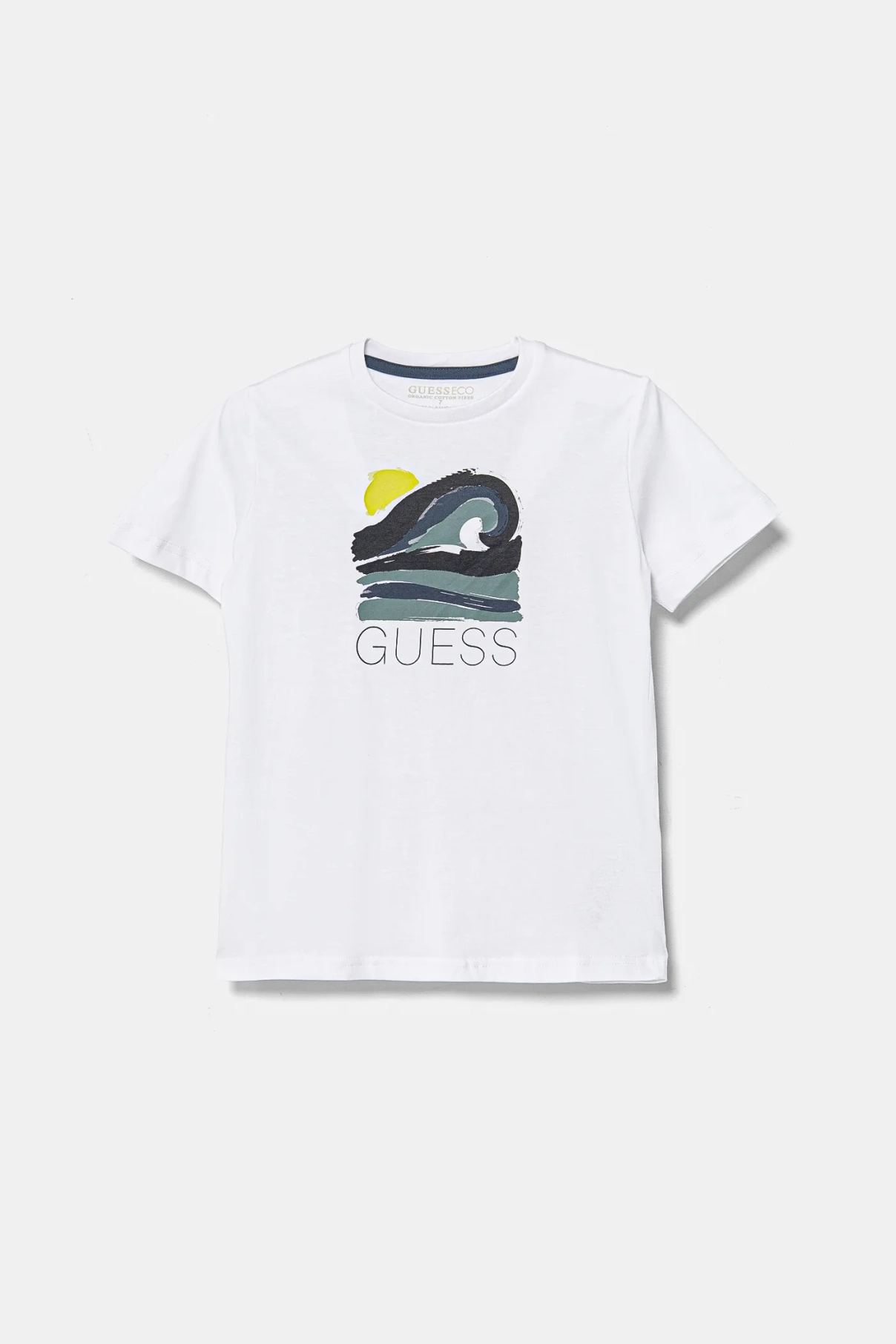 

Хлопковая футболка для детей Guess, белый
