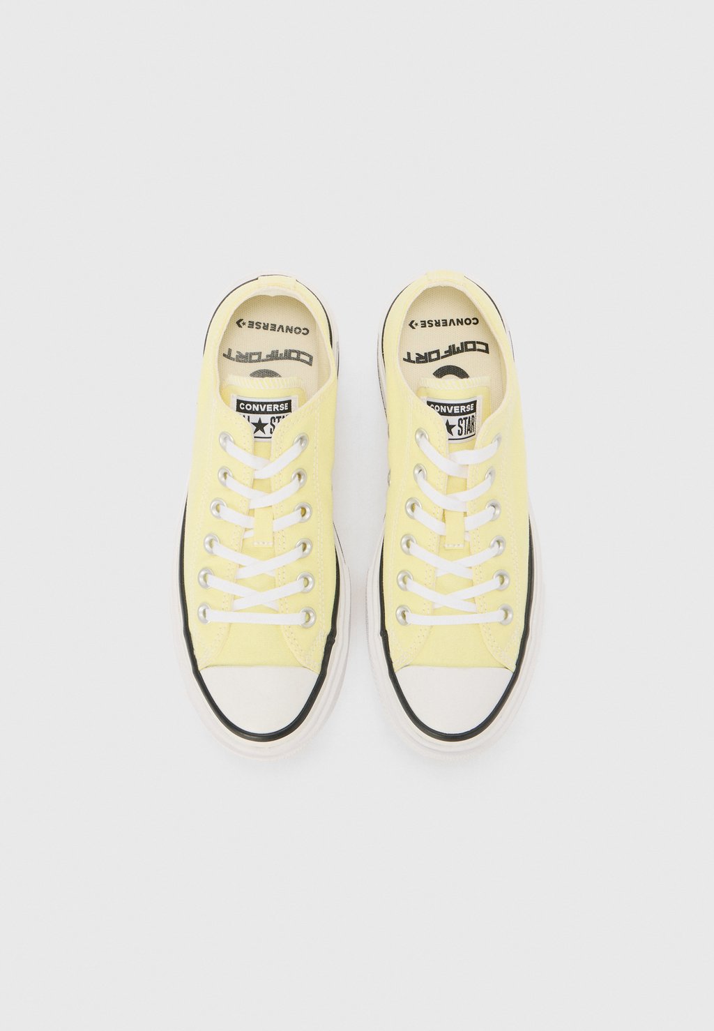 Кроссовки CHUCK TAYLOR ALL STAR LIFT DOUBLE STACK Converse, светло-желтый — фото 4