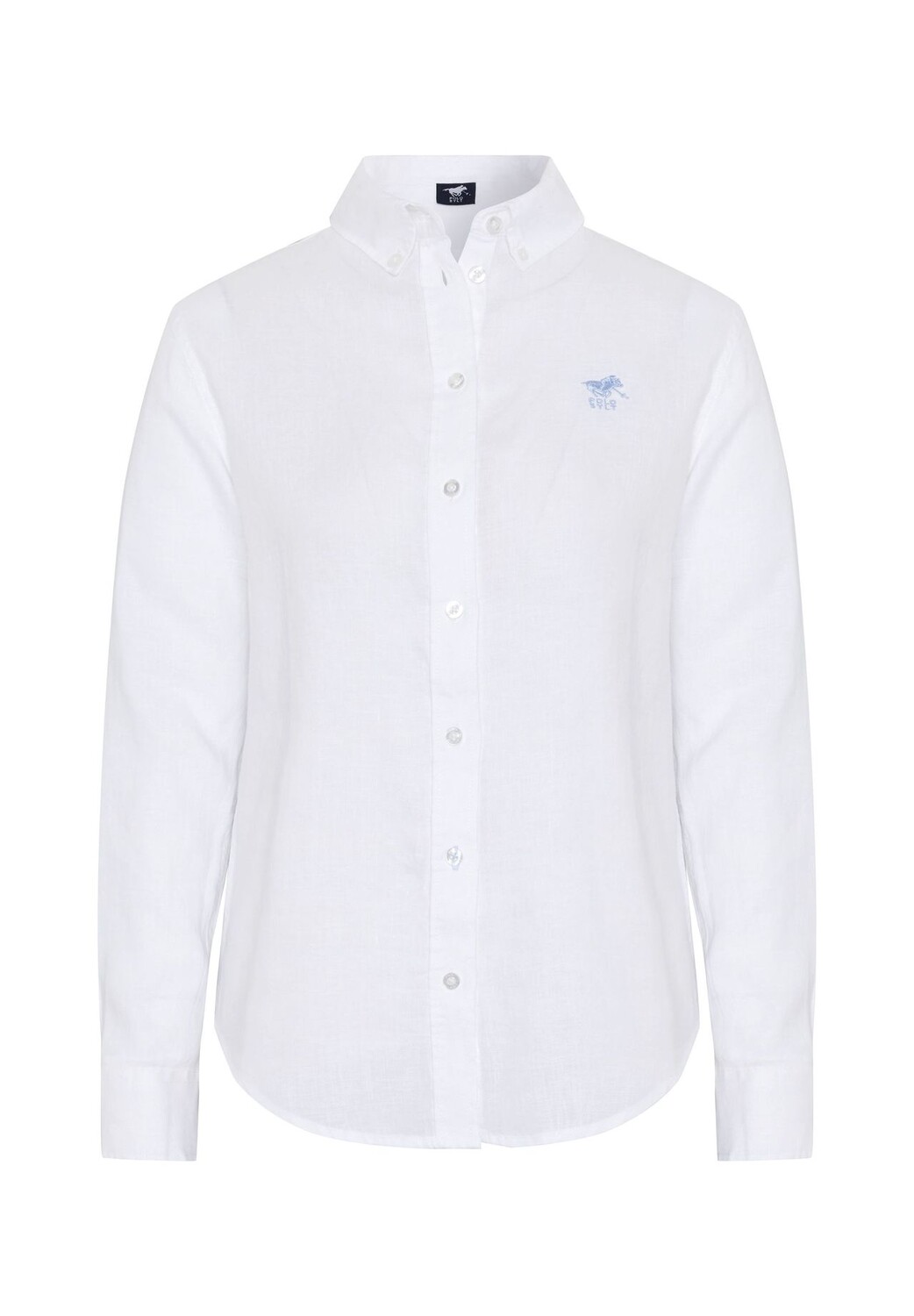 

Блузка с вышивкой этикетки POLO SYLT, цвет Bright White