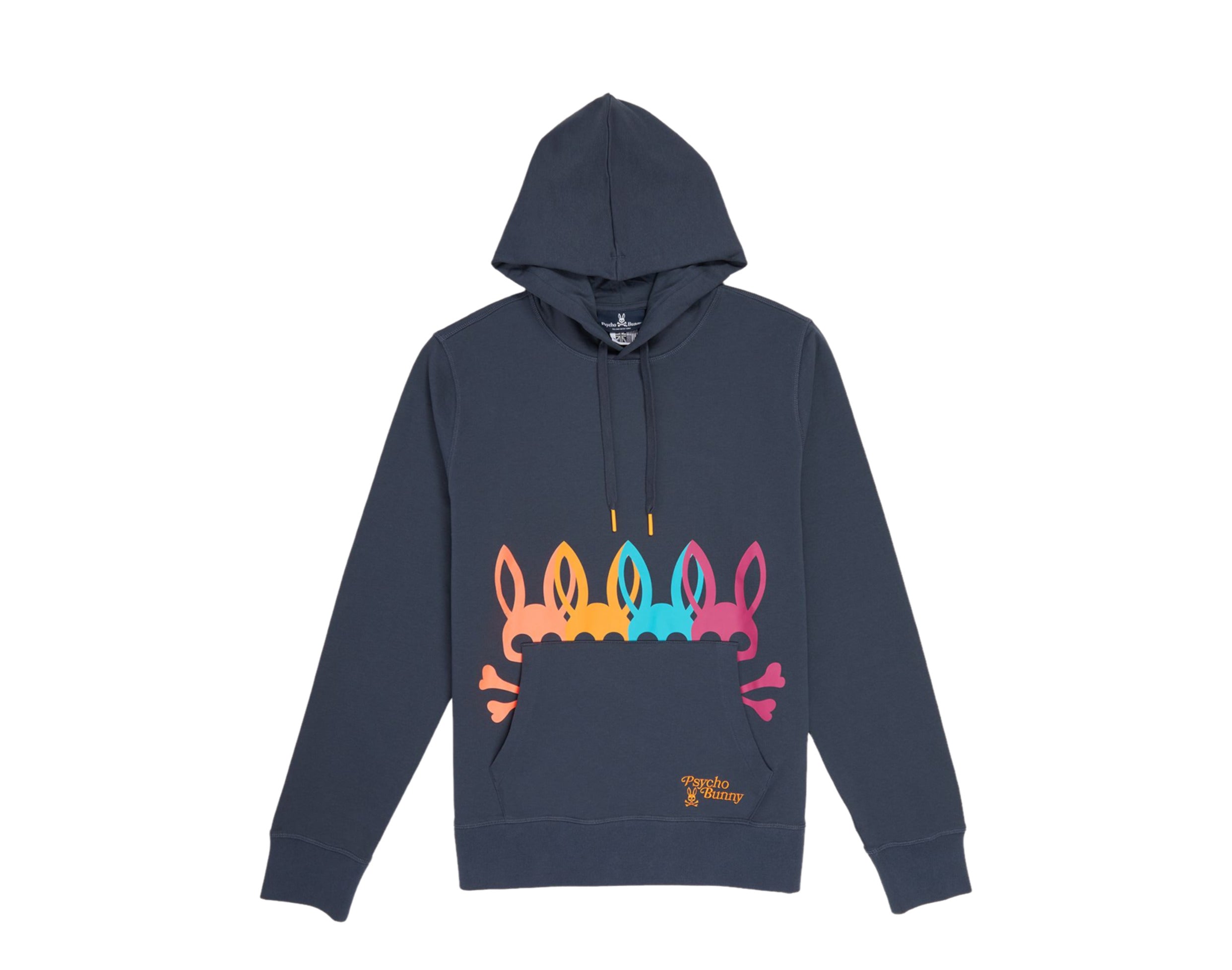 

Psycho Bunny Lafayette свитер North Sea Navy мужская толстовка с капюшоном B6H966U1FT-NRS