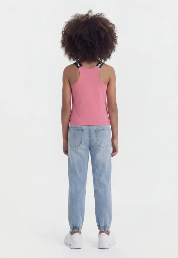 Майка Nike Performance, Peony/Black/White — фото 2
