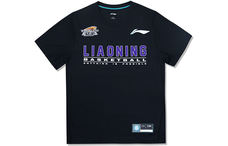 

Футболка Professional Basketball Series унисекс, черная Lining, черный