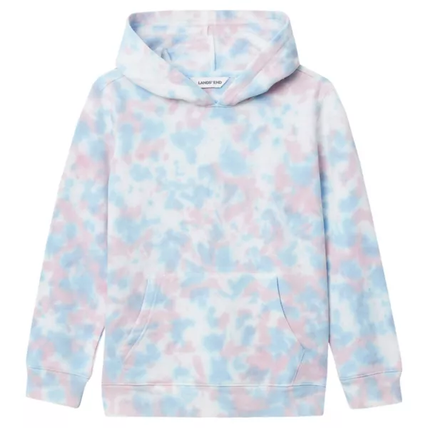 

Флисовая толстовка с капюшоном для мальчиков 2-20 лет Lands' End, цвет lavendar tie dye