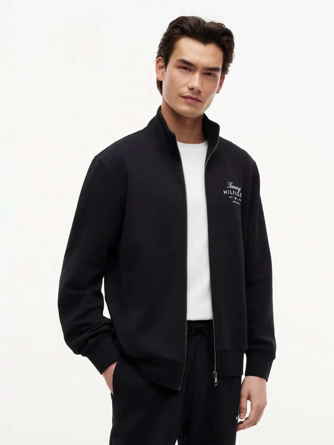 Толстовка на молнии Tommy Hilfiger, Black — фото 2