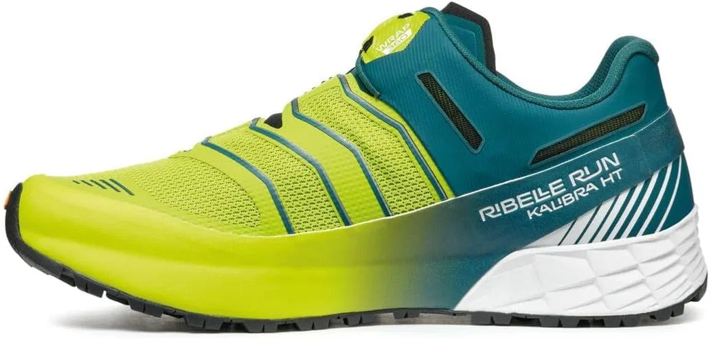 Мужские кроссовки Scarpa Ribelle Run Kalibra HT для бега по пересеченной местности, 2-Lime Green Deep Lagoon — фото 2