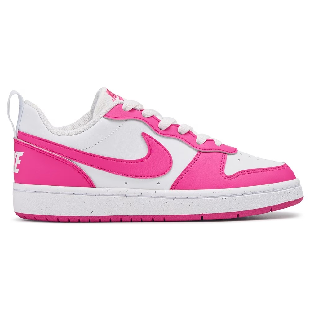 Детские кроссовки Nike Court Borough Recraft Low Top, big kid, розовый/белый — фото 2