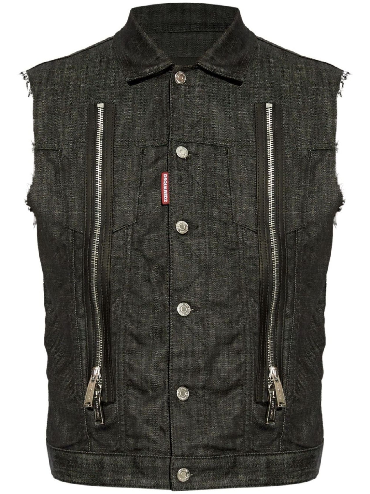 

DSQUARED2 джинсовый жилет, черный