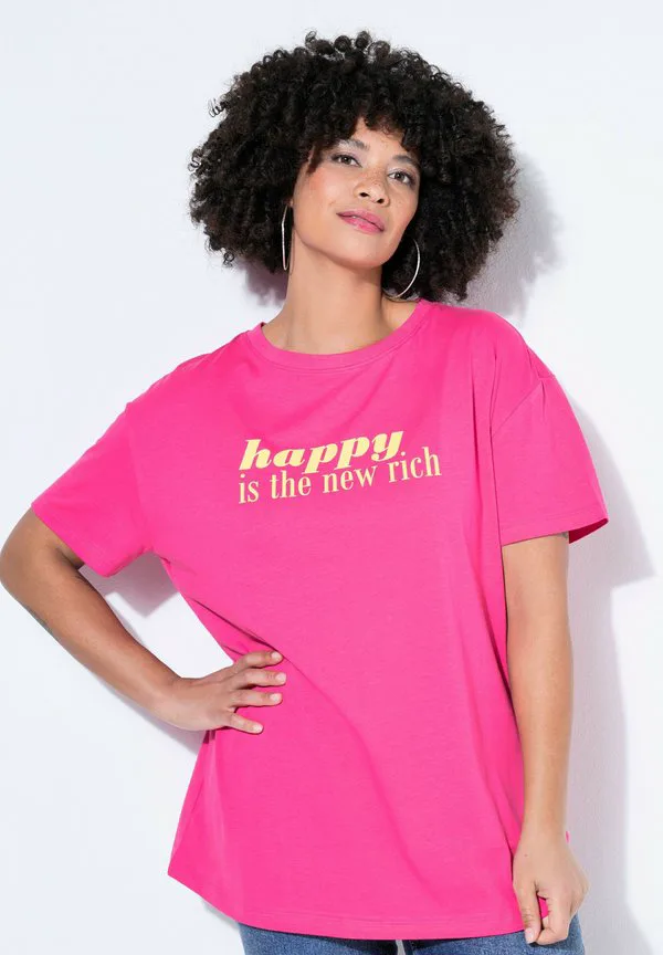 

Футболка schriftzug с принтом halbarm Angel Of Style, Hibiscus Pink, Розовый, Футболка schriftzug с принтом halbarm Angel Of Style, Hibiscus Pink