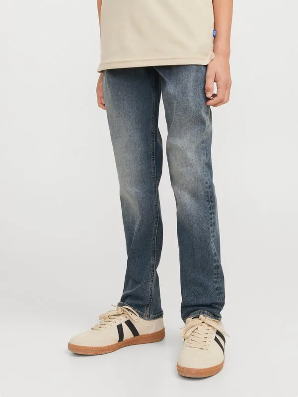 Jjiclark jjoriginal jnr прямые джинсы Jack & Jones Junior, Blue Denim — фото 3