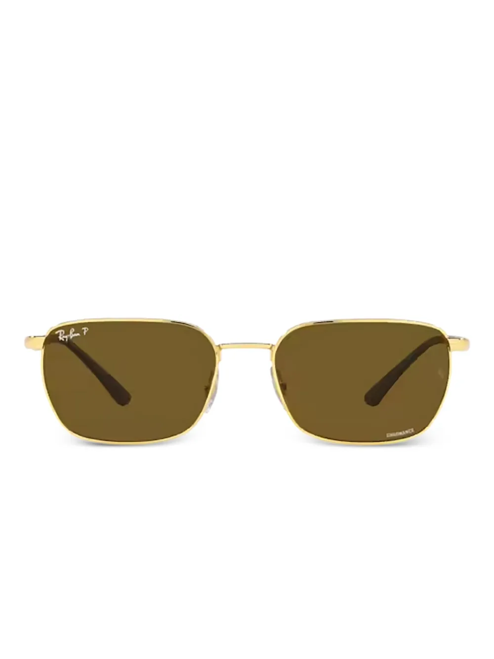 

Солнцезащитные очки в прямоугольной оправе Ray-Ban, золотой