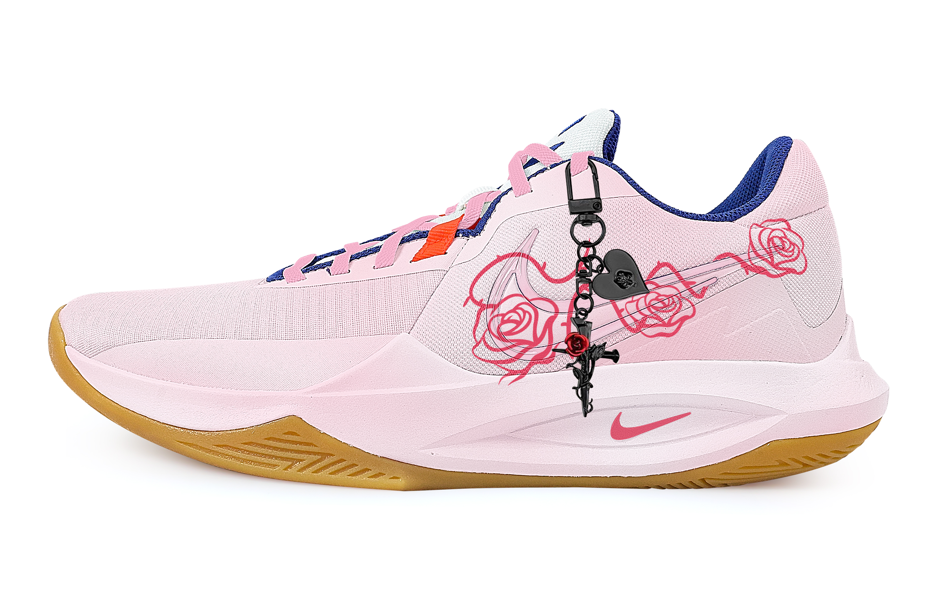 

Nike Баскетбольные кроссовки Precision 6 Rose Dance с противоскользящим покрытием, износостойкие, низкие, мужские, розовые