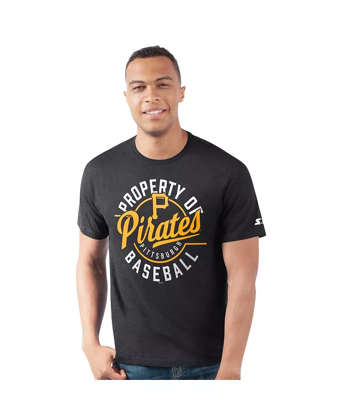 

Мужская черная футболка Pittsburgh Pirates Prime Time Property of Starter