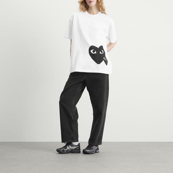 Футболка с логотипом U, трикотажная Comme Des Garçons Play, белый — фото 4