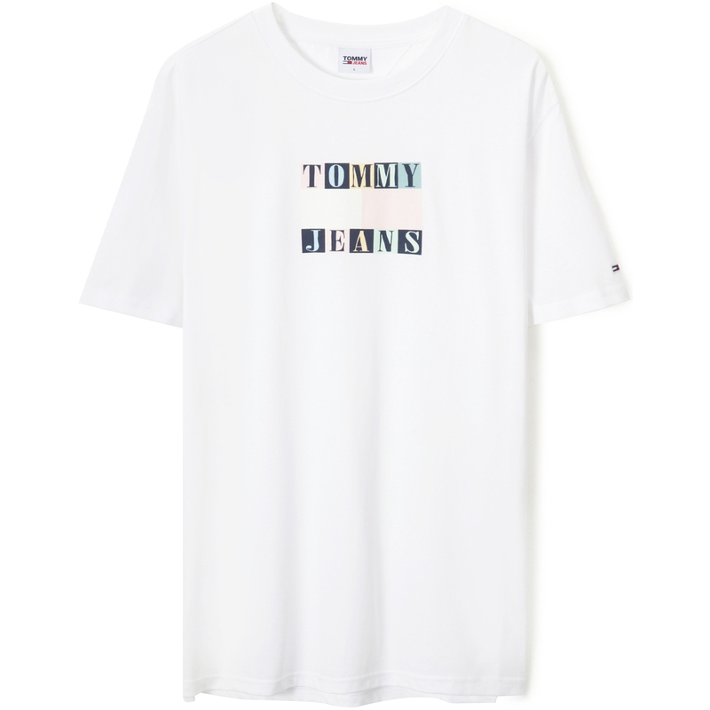 Футболка унисекс белая Tommy Hilfiger, белый YBR — фото 2