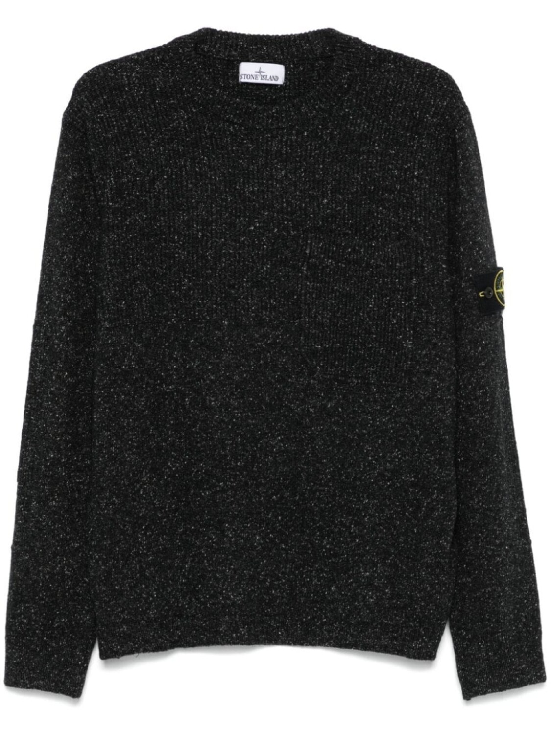 

Свитер Stone Island в крапинку, черный