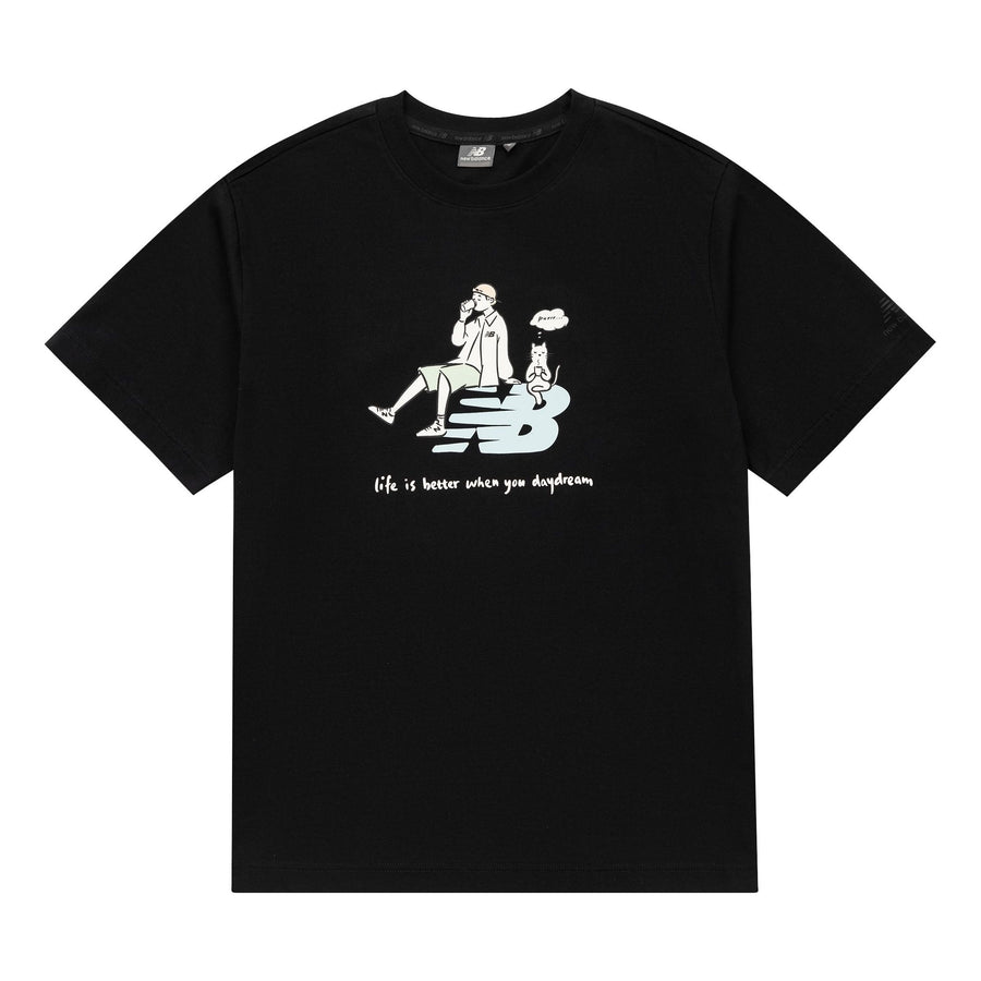 

Футболка New Balance x PK Graphic Tee 'Black White', черный