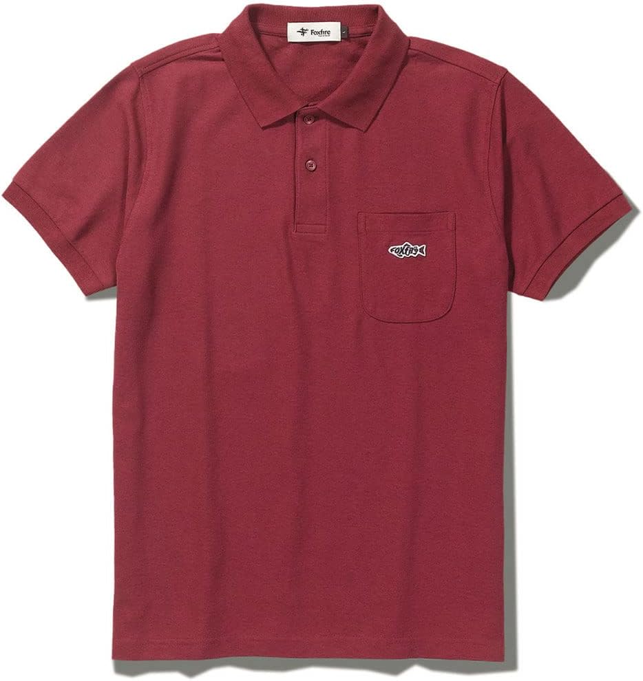 

Мужская футболка-поло Foxfire 5215317 FF Fish с короткими рукавами, красный/бордовый